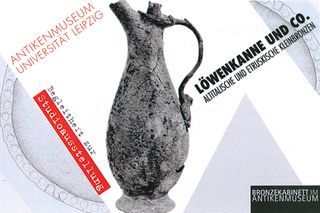 Cover zu "Löwenkanne & Co." mit einer etruskischen Bronzekanne