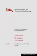 Buchcover "Erinnern – Erzählen – Erkennen. Vom Wissen kultureller Praktiken"
