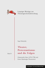 Buchcover "Theater, Protestantismus und die Folgen Gänsemarkt-Oper (1678-1738) und Erster Hamburger Theaterstreit"