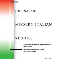 Cover Journal of Modern Italian Studies, Vol. 29, Issue 1, 2024