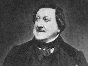 Schwarz-Weiß-Aufnahme des Komponisten Gioachino Rossini. © picture alliance / Heritage Images / Fine Art Images