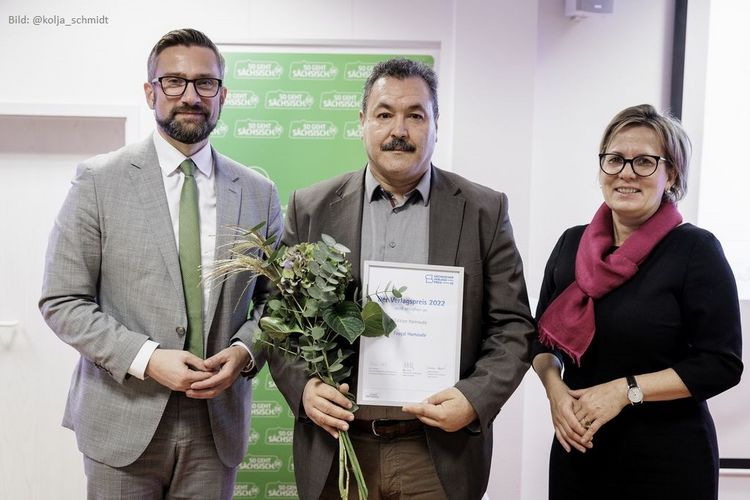 Verleihung des Sächsischen Verlagspreises an Edition Hamouda