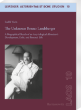Cover of LAOS volume 10. Image: Altorientalisches Institut