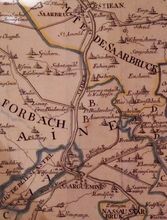 Grenzraum zwischen der französischen Provinz Lothringen und der Herrschaft Blieskastel 1785 