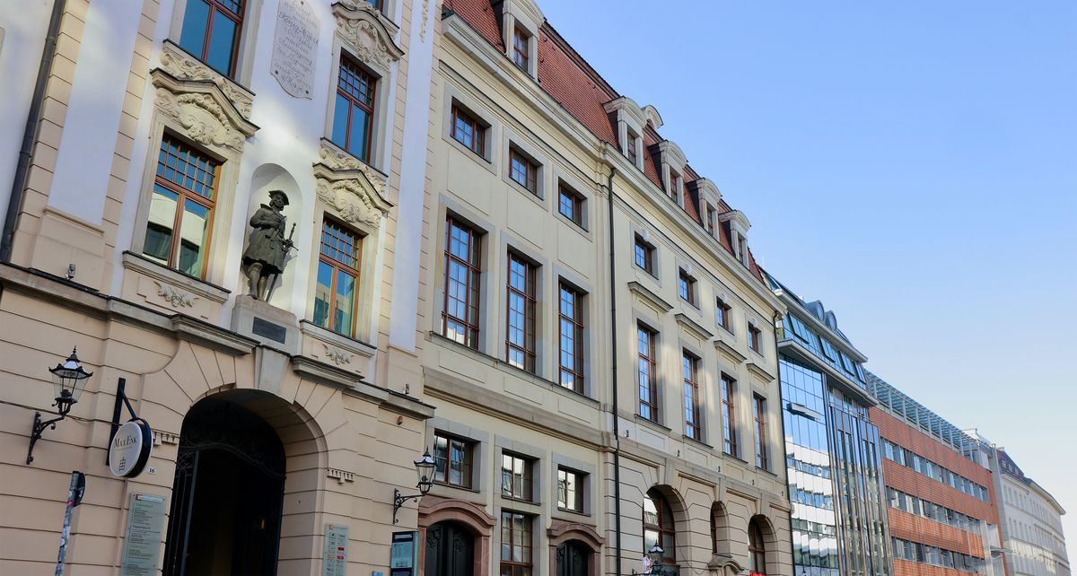 Blick auf das Städtische Kaufhaus, Foto: Felicitas Förster