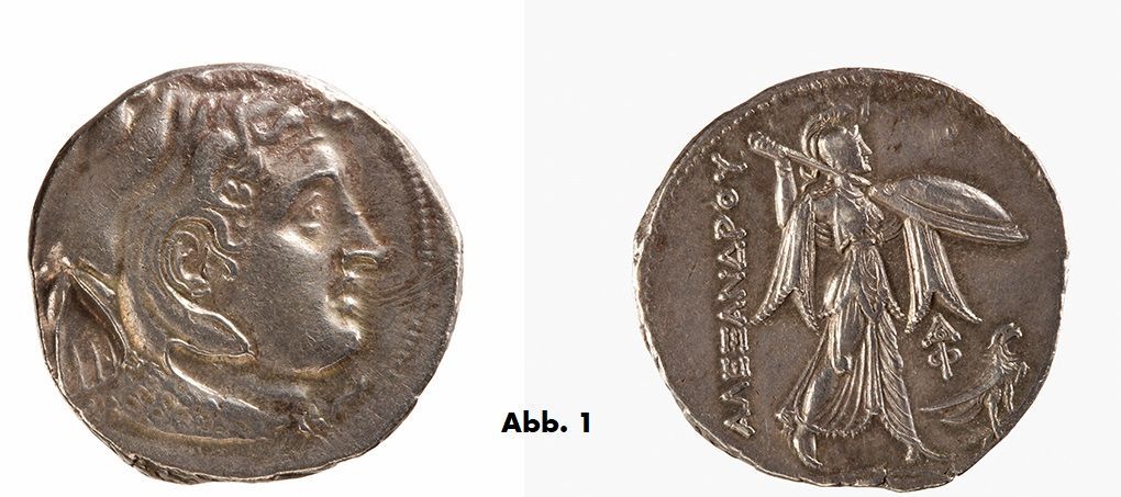 ÄMUL 9509: Tetradrachme aus der Zeit Ptolemaios I.