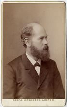 Historisches Porträtfoto von Ernst Windisch, Quelle: Universitätsarchiv